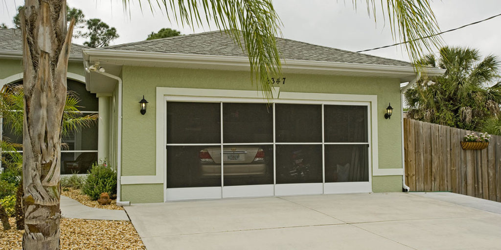 Creatice Garage Door Screen Panels for Large Space