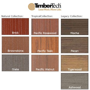 timbertech colors cortex-timbertech-evolutions-swatches_1